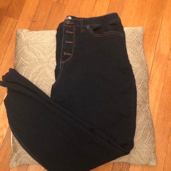 No Boundaries Straight Leg Button-up Jeans. 17 - Picture 1 of 6